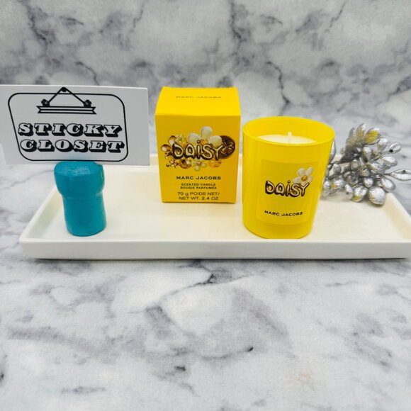 Marc Jacobs Other - Marc Jacobs Yellow Daisy Bougie Parfumée Scented Candle,Full 70g,2.4oz-BOXED-NEW